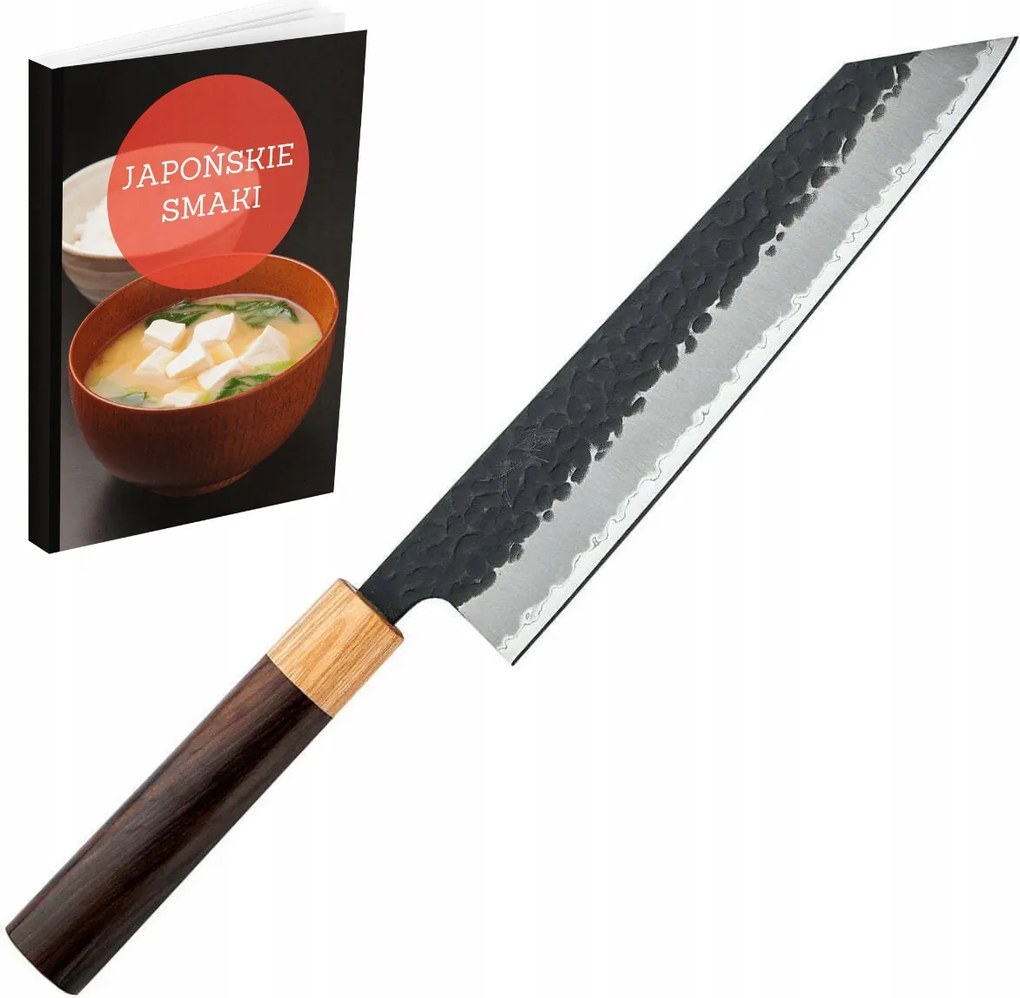 Tsunehisa Morado Kiritsuke kés 21 cm Aogami szuper japán kézzel kovácsolt kés