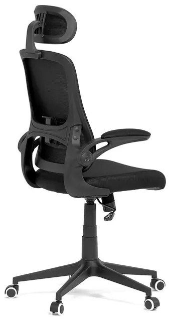 Fekete Hálós Irodai Szék, Hinta Mechanikával. KA-Q842 BK