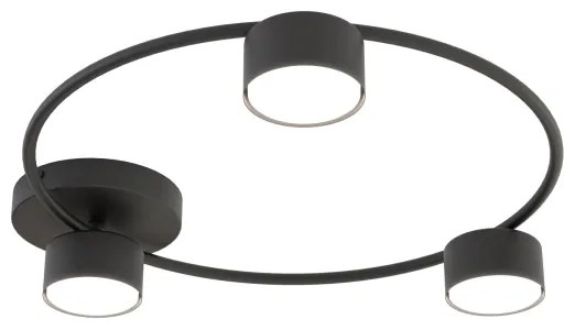 Mennyezeti lámpa LUCIO 3xGX53/12W/230V fekete