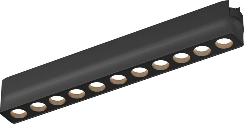 DK/EU-5305-BK Slim magnetic track light AIR GRILL, 12W, 3000K, black color — DK/EU-5305-BK