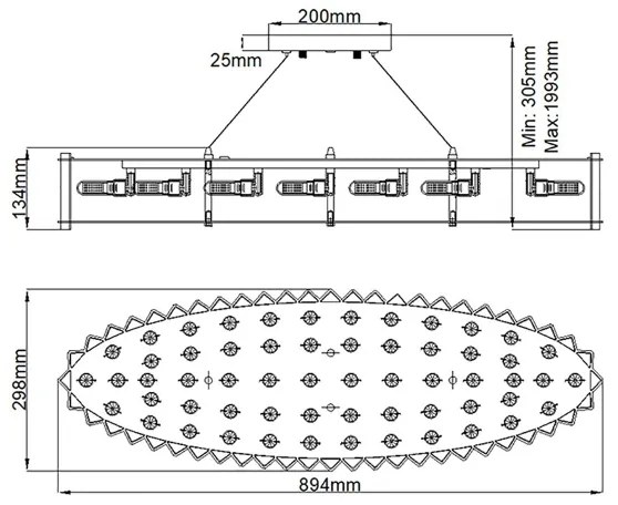 Kichler KL-CRYSTAL-SKYE-I-L-LED Fürdőszobai csillár CRYSTAL SKYE 12xG9/3W/230V IP44