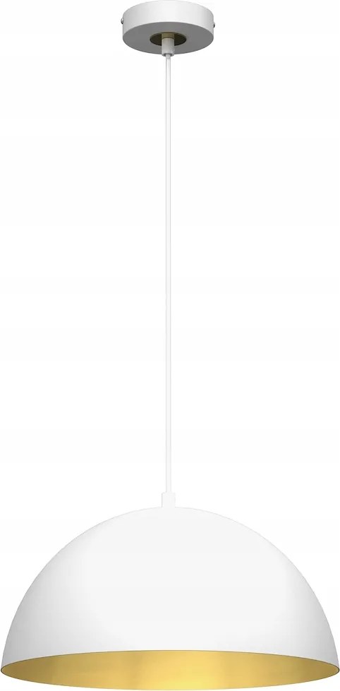 Beta függőlámpa 1xE27 35cm Fehér/Arany