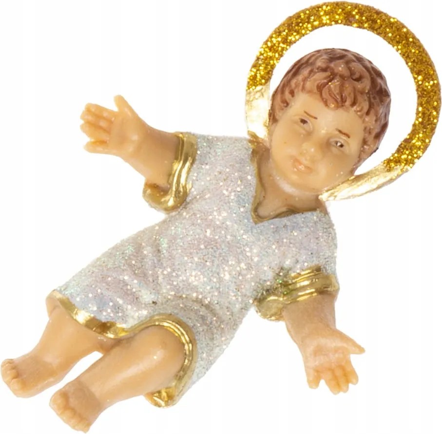 Jézuska figura Kis Jézus karácsonyi betlehem figura 8 cm