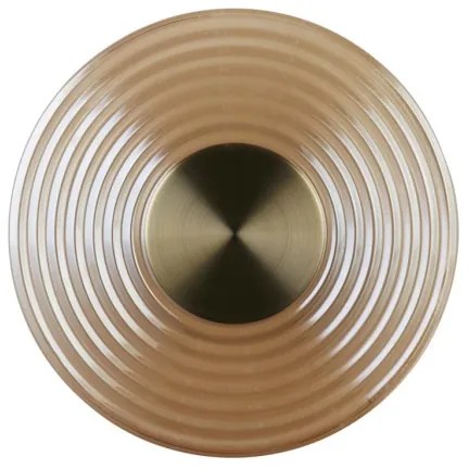 Searchlight 32210AM - CLEO dimmelhető LED fali lámpatest, 9,4W/230V, sárgaréz