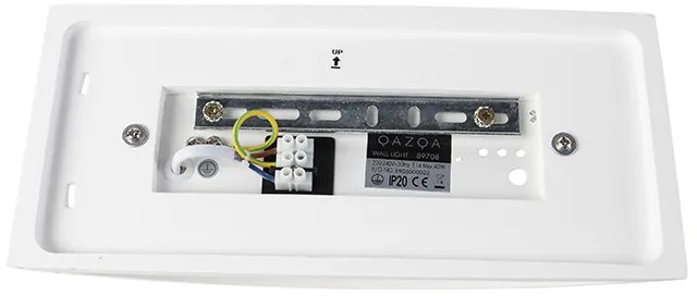 Modern fali lámpa fehér 20 cm - Tum