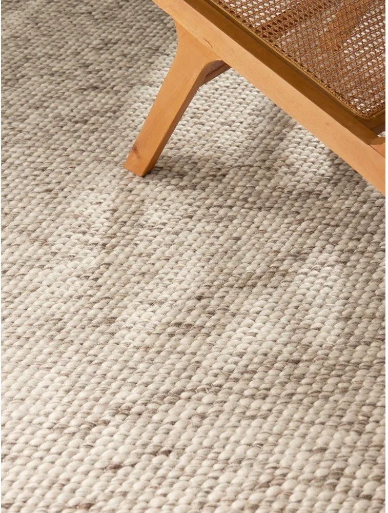 Bézs-natúr színű kézi szövésű gyapjú szőnyeg 160x230 cm Lyon Beans – Elle Decoration