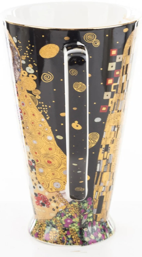 Porcelán bögre többszínű 15,5x13x9,5cm Klimt: A csók