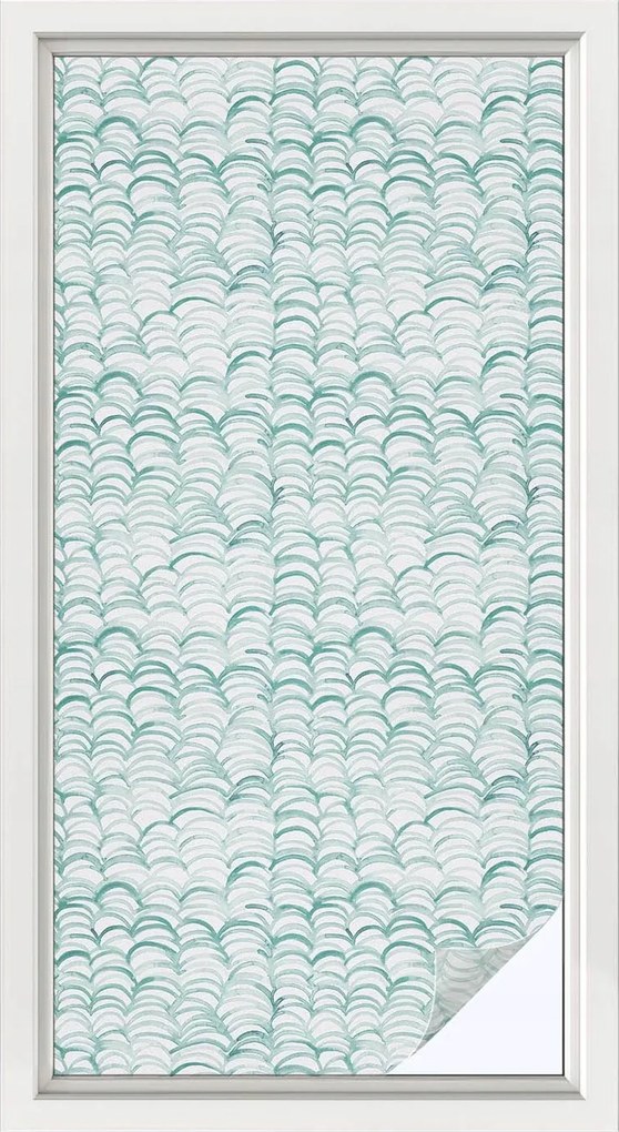 Furnérfólia Adatvédelem Szélvédőkhöz és Ablakokhoz Zöld hullám 50x100 cm