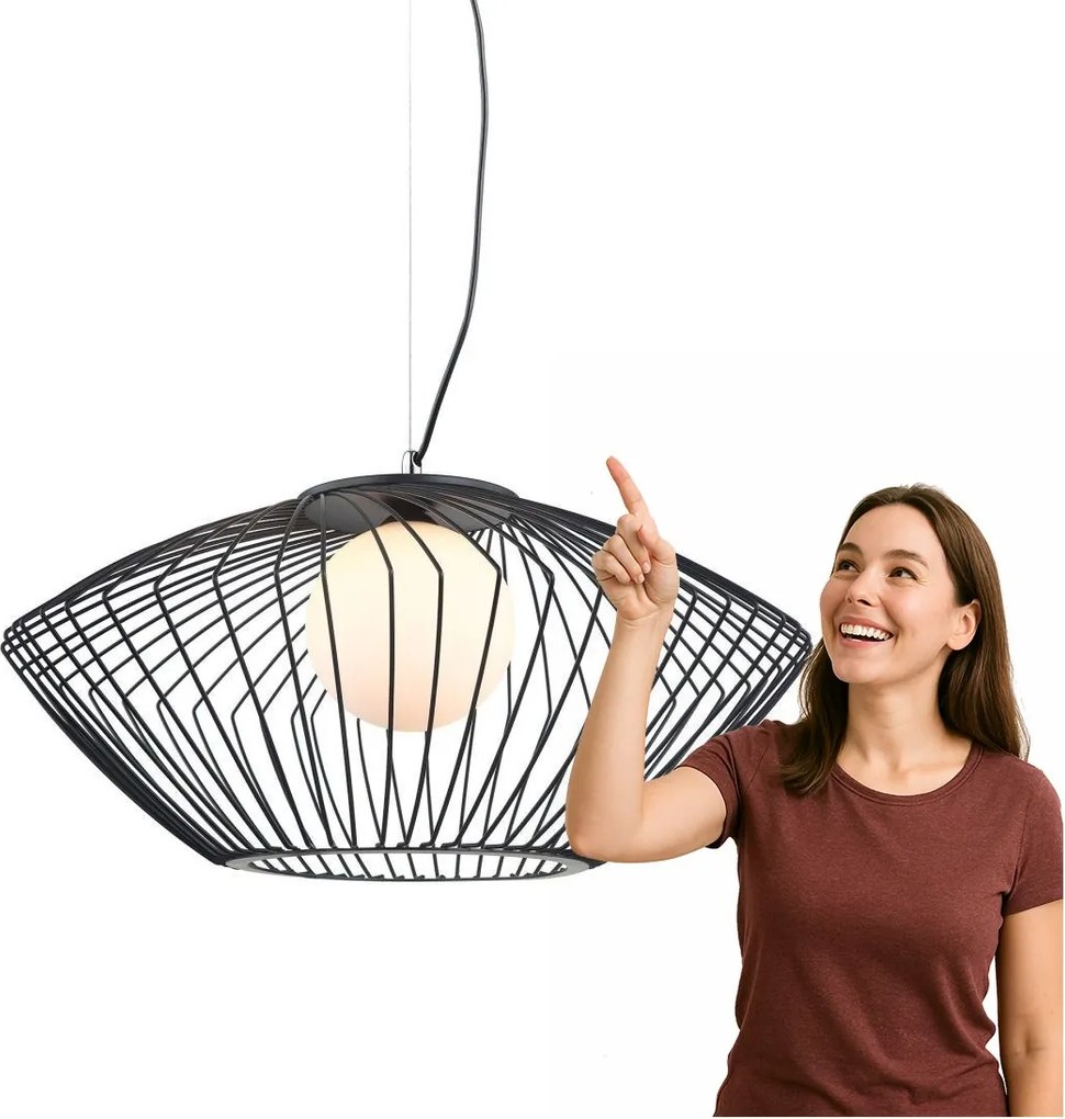 Zeno függőlámpa MDM-3844-1 Bk Italux