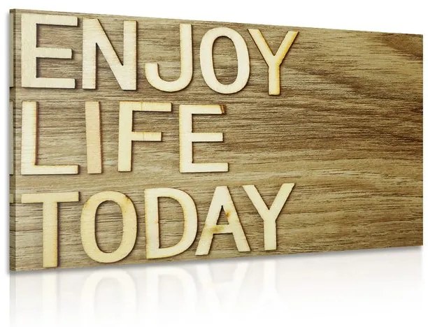 Kép idézettel - Enjoy life today