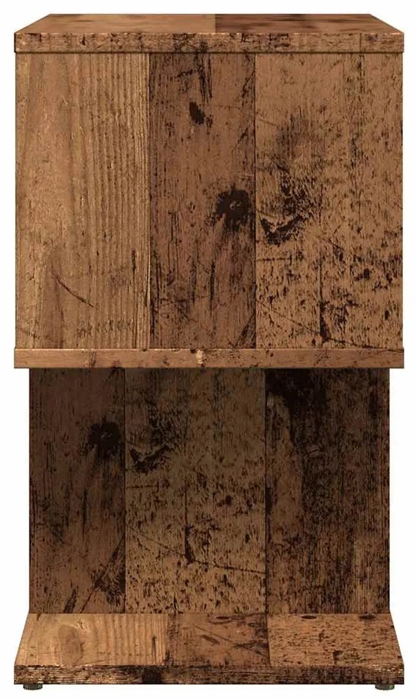 Éjjeliszekrény régi fa 50x30x51,5 cm Gépi fa