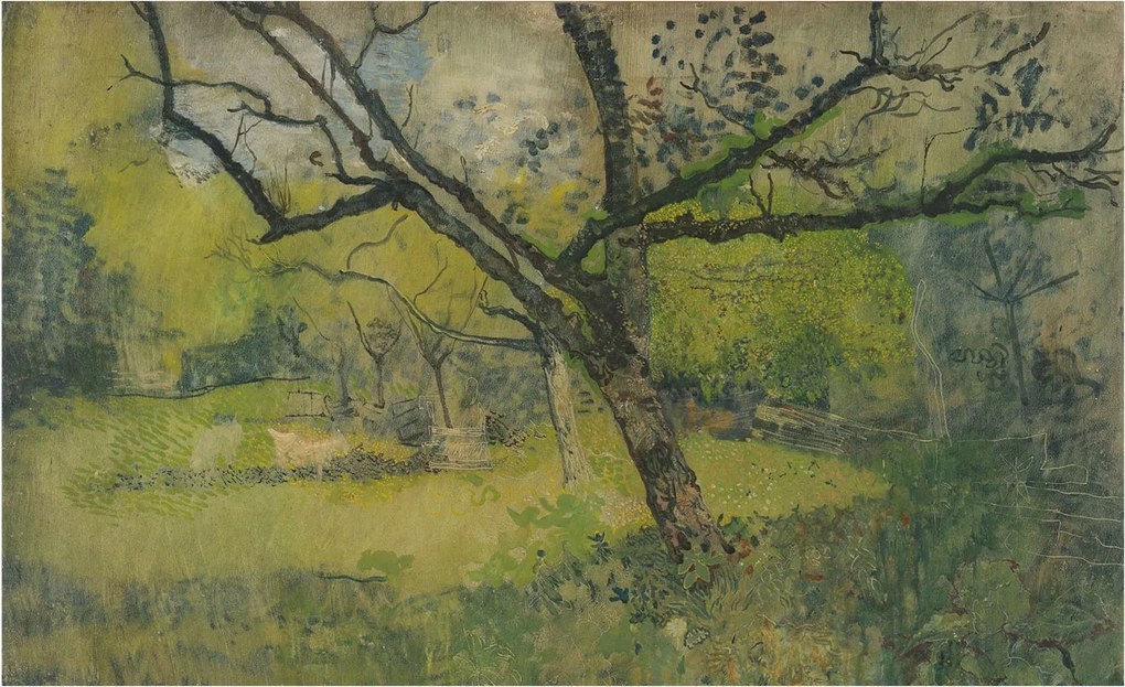 Stílusos Dekoratív Fotótapéta Flizelin Zöld tájkép 416x254 Ragasztó