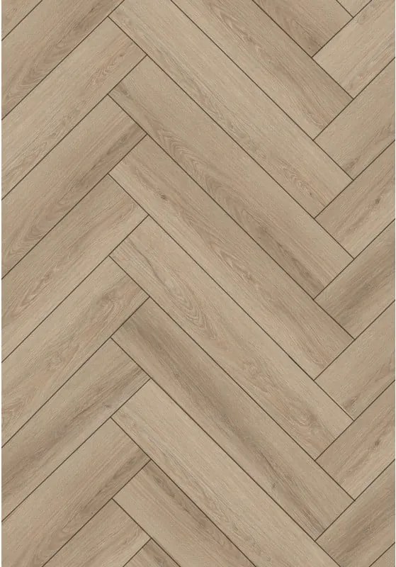 Mexen Palmdale  vinil panelek halszálka 635 x 127 mm SPC 6,5 mm, IPEX 1,5 mm alátét, 4 V-Fuga, Tölgy