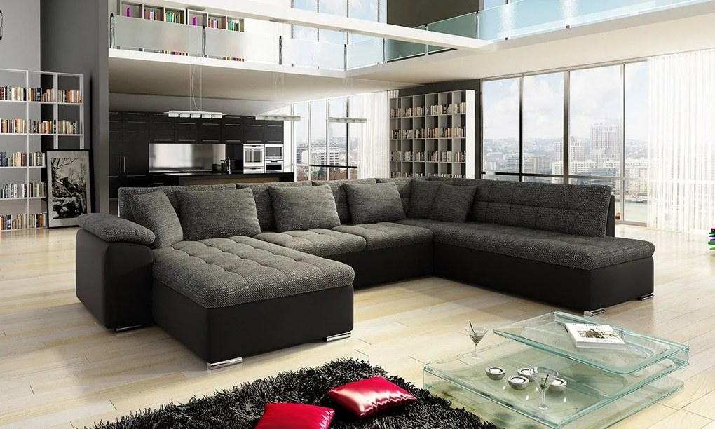 Sarok ülőgarnitúra Talia (B) (öko-bőr Soft 066 + Lawa 02). 1058150
