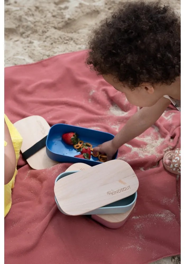 Gyerek uzsonnás doboz Dusky Pink – Kindsgut