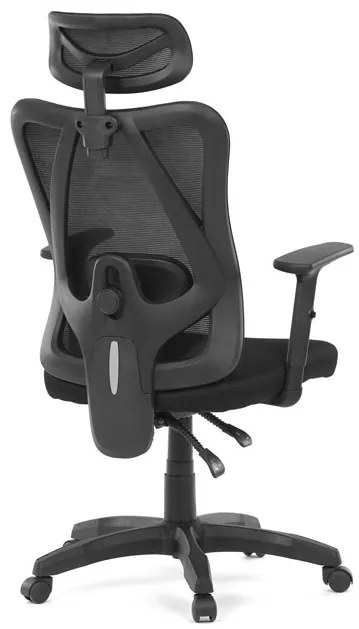Fekete Hálós Irodai Szék, Szinkron Mechanikával. BK – KA-R215