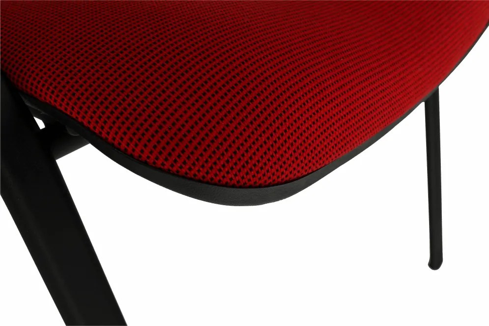 Irodai szék, piros, ISO NEW