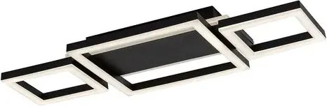 Rabalux donya beltéri mennyezeti lámpa 24w 1500lm ip20 fekete