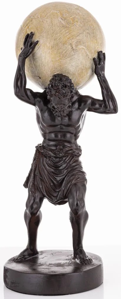 Atlas Műanyag Fekete figura, Krém 43x17x15cm
