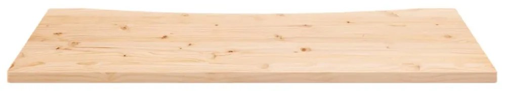 tömör fenyőfa asztallap 110 x 55 x 2,5 cm