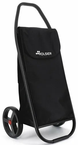 Rolser Com MF 8 Black Tube kerekes bevásárlótáska,fekete