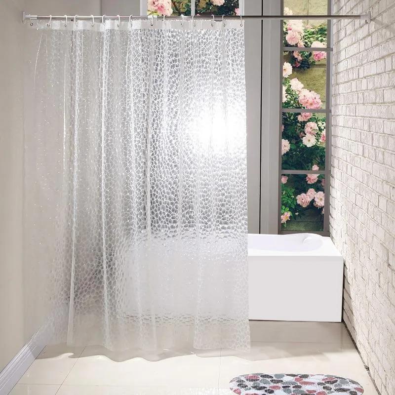 APT AG655A Áttetsző 3D zuhanyfüggöny 180x200 cm