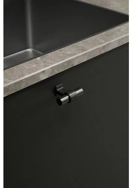 Fogantyú Furnipart BOND 320mm, fém-akumínium, antik barna - finoman csiszolt sárgaréz