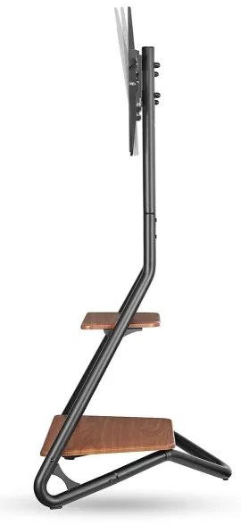 Nedis TVSM6200BK - Állvány TV-hez 37-75", fekete/barna