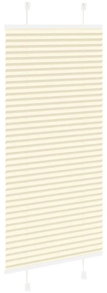 pliszírozott redőny krém 65x100 cm szövetszélesség 64,4 cm