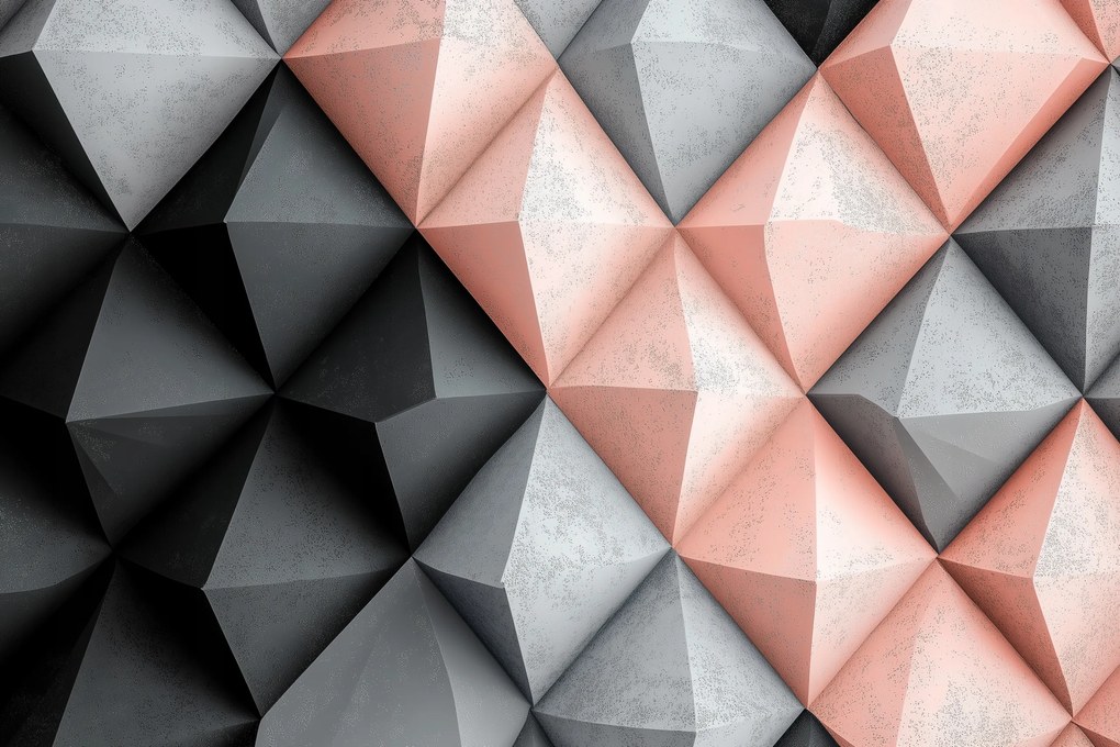 Fotótapéta Flizelina Absztrakt Geometria Illúzió Mélység 3D 416x290 ragasztó