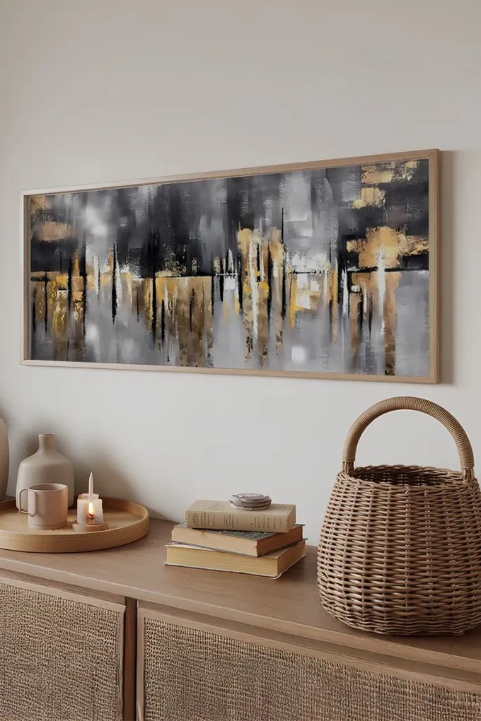 Artsmdfyty11-50120 keretezett MDF falikép, 50 x 120 cm