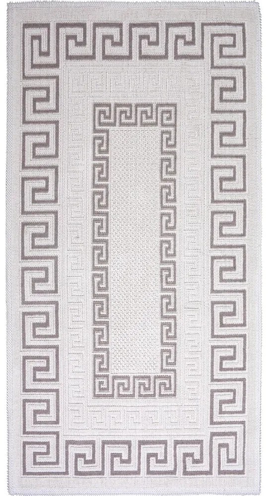 Versace szürkésbézs pamutszőnyeg, 80 x 150 cm - Vitaus