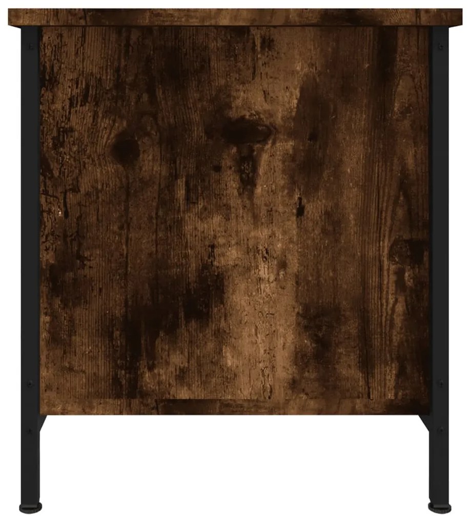 füstös tölgy színű szerelt fa TV-szekrény 100 x 40 x 45 cm