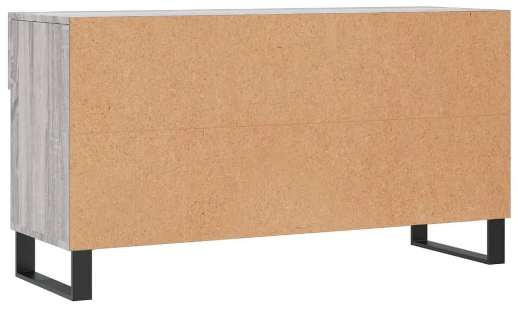 vidaXL szürke sonoma színű szerelt fa cipőpolc 102 x 35 x 55 cm