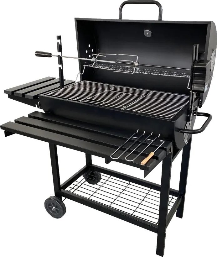 KRISTEN Multifunkciós grill füstölővel + elektromos tű