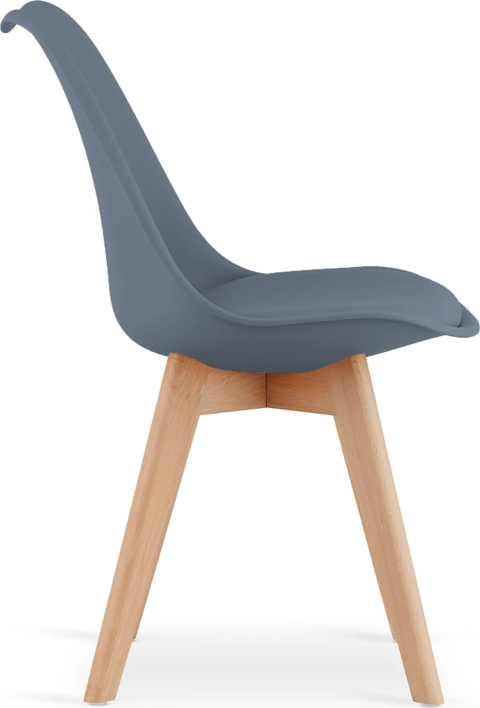 AKCIÓ Sötétszürke BALI MARK szék bükk lábakkal II. osztály