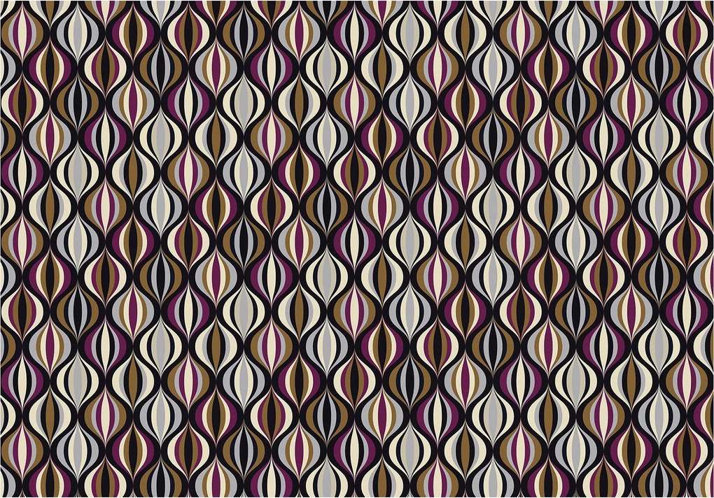 Fotótapéta Absztrakt ovális vinil geometria modern 368x254 +ragasztó