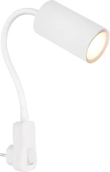 Globo 57911DPW - ROBBY fali, konnektorba dugható spotlámpa 1xGU10/35W/230V fehér