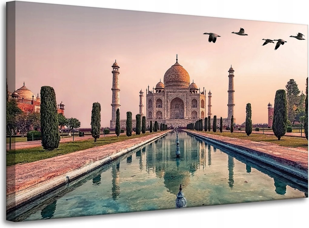 Vászonkép Tádzs Mahal Építészet India 100x60 cm Ideális ajándék