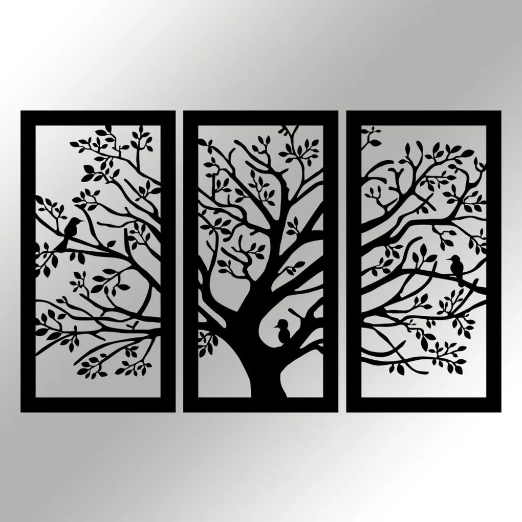 Arbol fém fali dekoráció, 103×65 cm