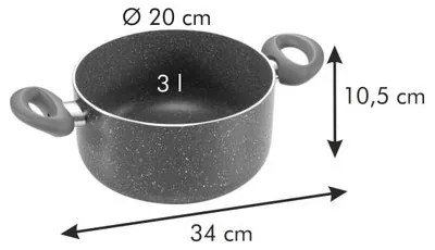 Tescoma Manico Rosso serpen 20 cm, 3 l, 3 l