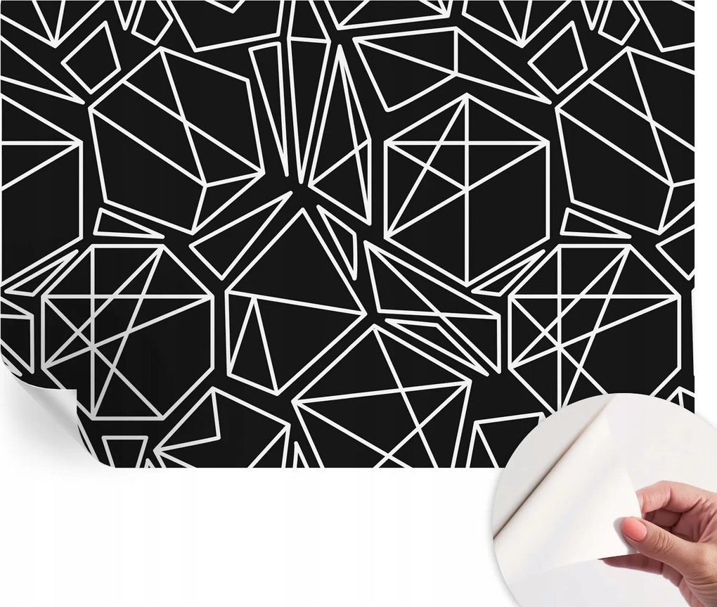 Öntapadós fotótapéta Egyszerű összeszerelés Modern absztrakt 104x70 cm