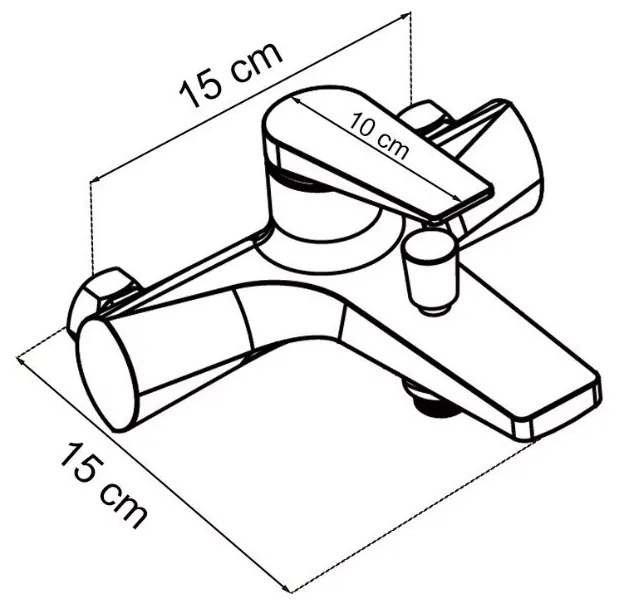 Colly kádtöltő csaptelep