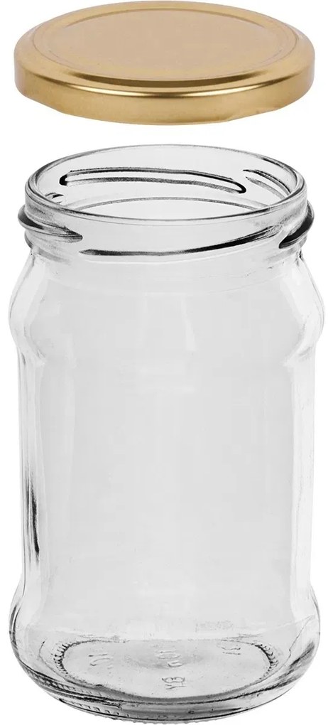 Browin Twist befőttesüveg szett 500 ml fedővel, 6 db