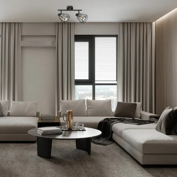 Rabalux 73068 - Spotlámpa EMERENCIA 2xE14/40W/230V