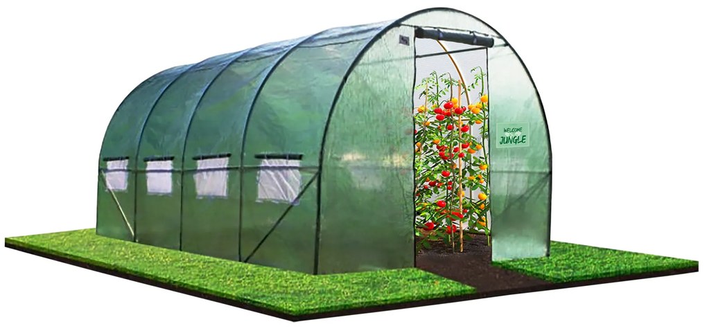 Kerti fóliaház/fóliasátor 2,5x4m UV filterrel STANDARD