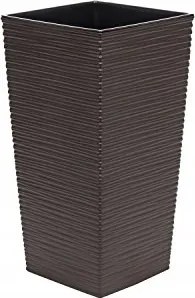 Virágtartó Finezia 25x25 h 47 véső fekete lamella