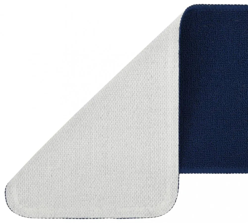 15 db sötétkék négyszögű csúszásmentes lépcsőszőnyeg 60 x 25 cm