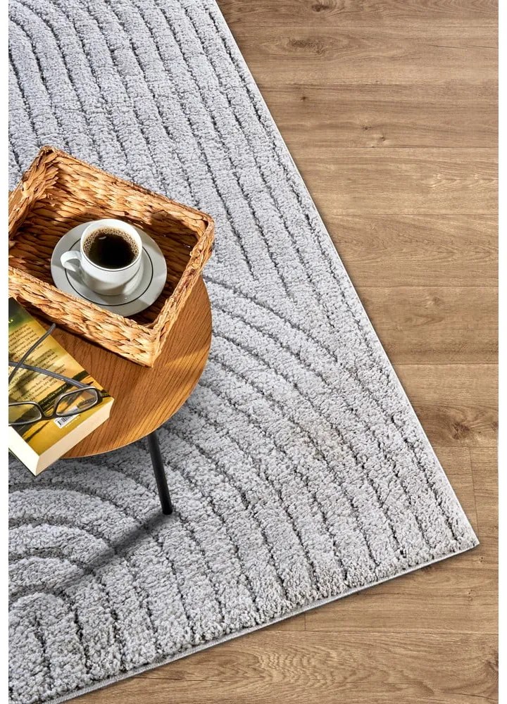 Világosszürke szőnyeg 80x120 cm Panglao New York Light Grey – Elle Decoration