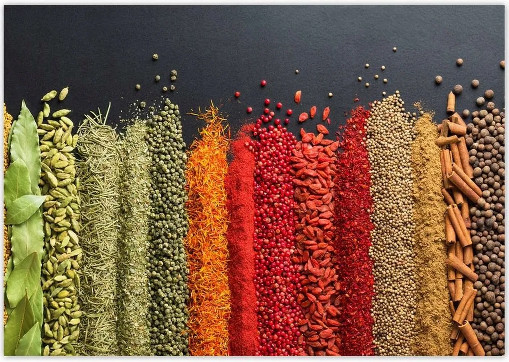 Poszterek 100x70 Színes fűszer szett
